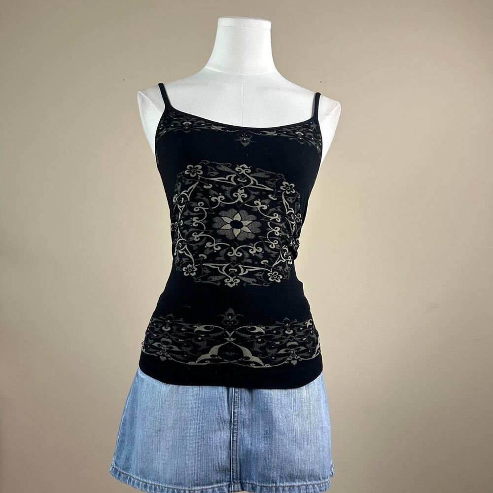 Cute Whimsigoth Boho Patterned Stretchy Cami